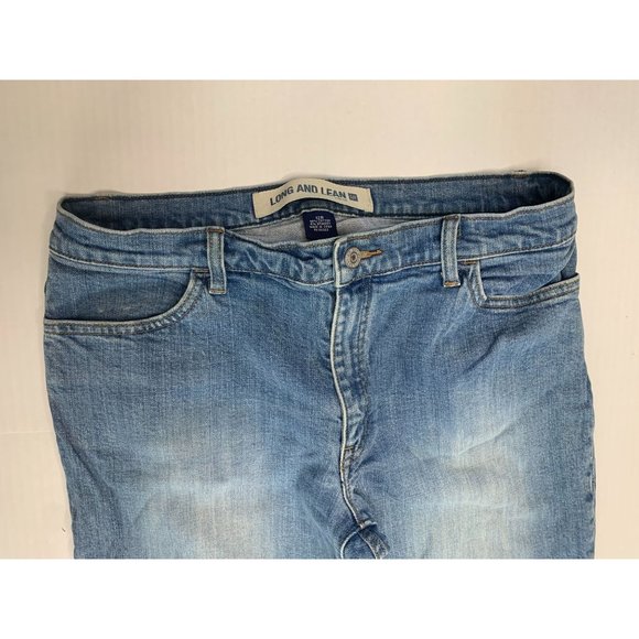 Gap Womens Size 12 Reg Long and Lean Jeans Light Wash Bootcut - Picture 5 of 5